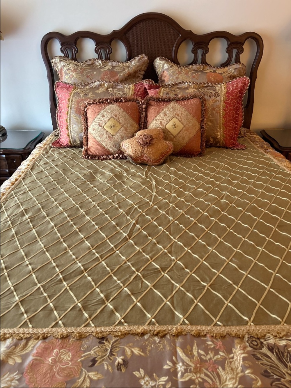 Neiman Marcus luxury bedding ensemble